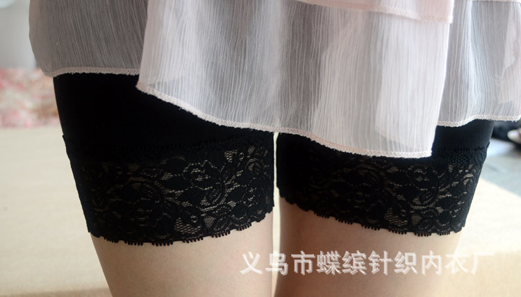 外貿原單日本蕾絲花邊無縫美體提臀塑身平角安全褲防走光女工廠,批發,進口,代購