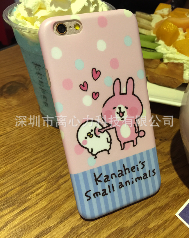 卡娜赫拉kanahei小動物波點iPhone6S Plus磨砂軟膠手機保護套外殼工廠,批發,進口,代購