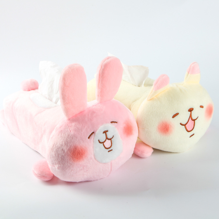 日本Kanahei卡娜赫拉的小動物 粉兔賤貓汽車傢居紙巾套萌系紙巾抽工廠,批發,進口,代購