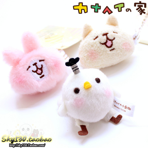 日本kanahei卡娜赫拉的小動物粉兔子小雞劉海發夾頂夾小邊夾頭飾工廠,批發,進口,代購