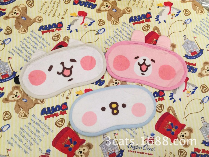 日本 KANAHEI 卡娜赫拉 カナヘイ小動物 兔子小雞小貓 卡通眼罩工廠,批發,進口,代購