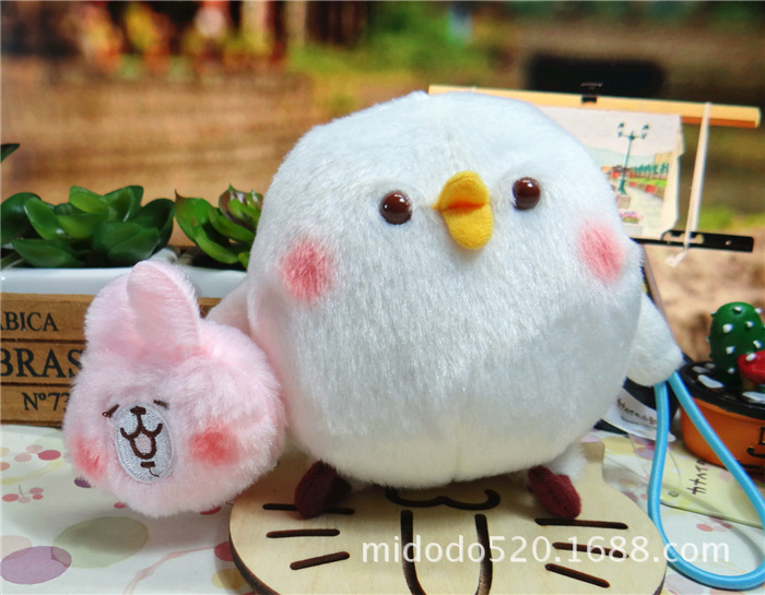 日本kanahei卡娜赫拉的小動物可愛 粉兔小雞 毛絨窗簾扣綁帶扣環工廠,批發,進口,代購