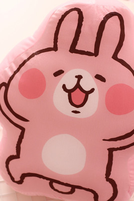 日本kanahei卡娜赫拉小動物 可愛萌兔紙抱枕靠墊兔子毛絨玩具0.52工廠,批發,進口,代購
