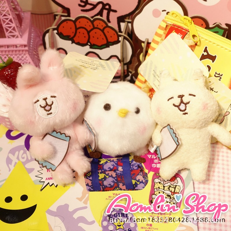 傢日本大人氣正版Kanahei卡娜赫拉的小動物抱枕頭睡衣款粉兔掛件工廠,批發,進口,代購