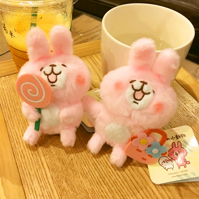 日本人氣Kanahei卡娜赫拉的可愛小動物小雞兔子毛絨公仔玩具掛件工廠,批發,進口,代購