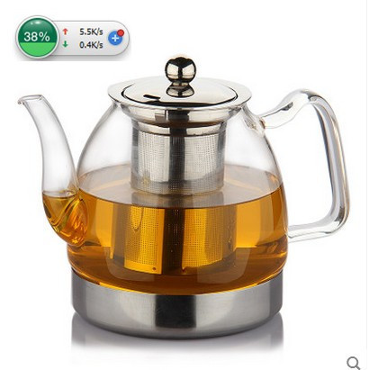 電磁爐專用玻璃茶壺煮茶壺 燒水玻璃壺大容量紅茶壺鋼漏茶壺工廠,批發,進口,代購