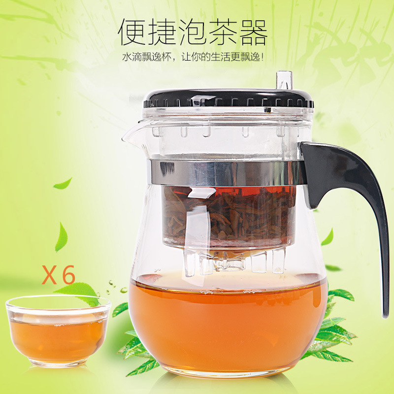 飄逸壺  過濾泡茶水杯子 玻璃茶壺水壺茶具 廠傢批發工廠,批發,進口,代購