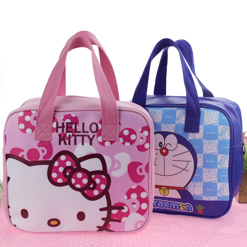 批發Hello Kitty超質感手提便當包 可愛卡通KT貓防水耐磨飯盒袋工廠,批發,進口,代購