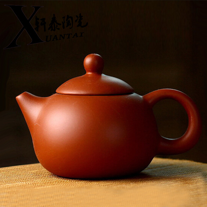 潮州紫砂茶具 朱泥壺功夫茶壺茶具 宜興正品紫砂壺西施壺工廠,批發,進口,代購