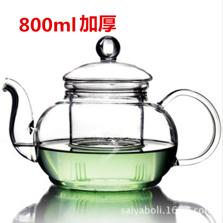 廠傢耐高溫泡茶壺 玻璃茶具套裝特價 玻璃壺 功夫茶具套裝 800ML工廠,批發,進口,代購