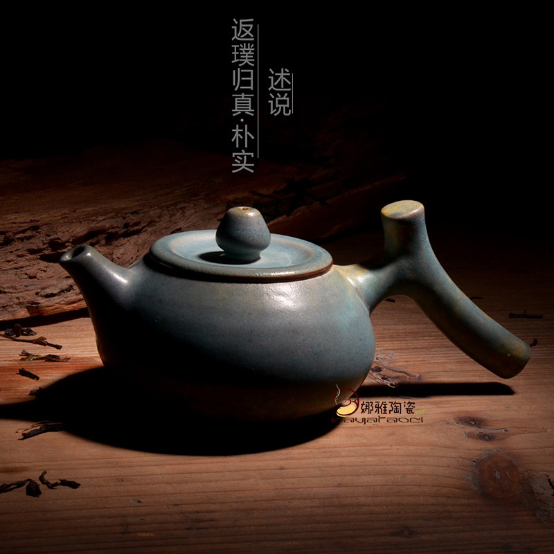 仿古茶壺功夫茶具泡茶壺陶瓷創意茶壺帶過濾精品單壺廠傢批發定製工廠,批發,進口,代購