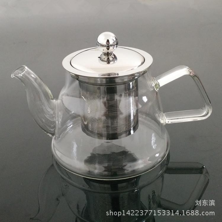 新款不銹鋼內膽 茶具 咖啡壺 花茶壺 耐熱玻璃花茶壺工廠,批發,進口,代購