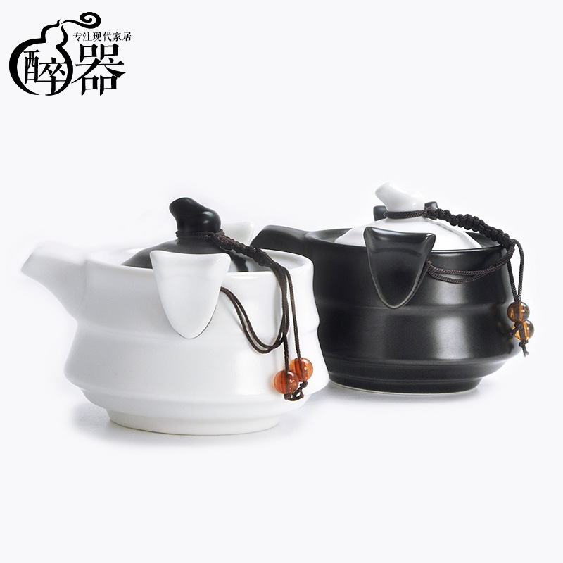 醉器 白瓷茶壺 玉瓷高白茶壺 手繪茶壺 過濾茶壺工廠,批發,進口,代購