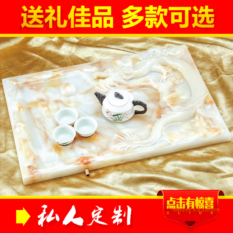 高端禮品功夫茶盤通透清晰茶盤手工雕刻傢具精品工藝品一件代發工廠,批發,進口,代購