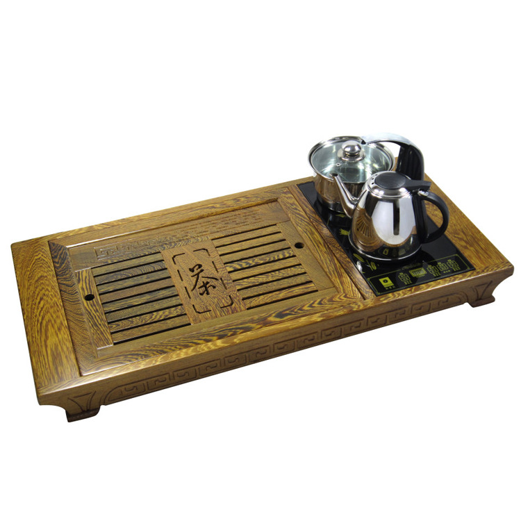 四合一雞翅木自動抽水茶盤電磁爐自動抽水茶具套餐禮盒特價批發批發・進口・工廠・代買・代購