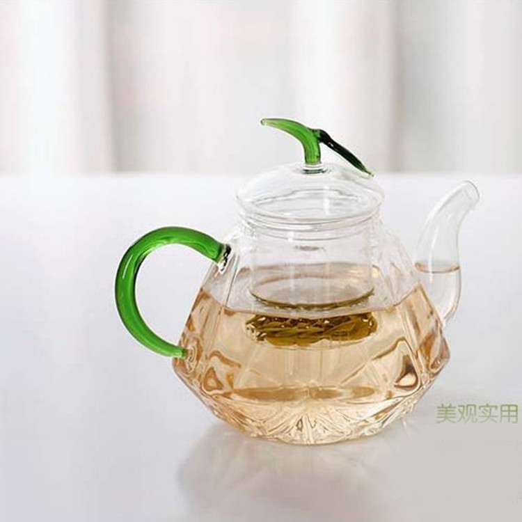 廠傢批發  玻璃花茶壺  花草茶具  泡茶壺透明過濾加熱鉆石壺批發・進口・工廠・代買・代購