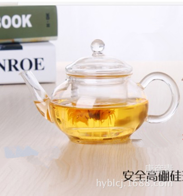 手工耐熱玻璃茶壺花茶壺玻璃過濾內膽功夫茶具六人壺泡茶壺250ml工廠,批發,進口,代購