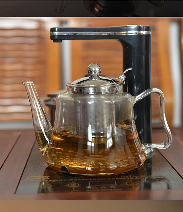 玻璃茶壺電磁爐專用養生壺茶具耐熱加厚泡茶器煮花茶壺不銹鋼過濾工廠,批發,進口,代購