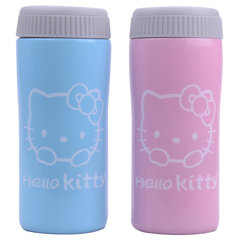 hello kitty不銹鋼學士杯 雙層保冷保溫杯 女士學生水杯 一件代發工廠,批發,進口,代購