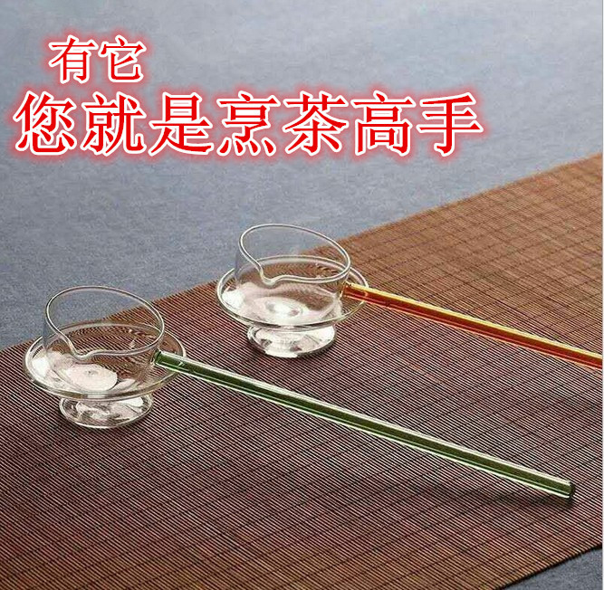 玻璃分茶勺日式碗泡法分茶器 日本乾泡功夫茶具透明勺子工廠,批發,進口,代購