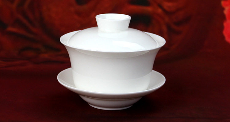 廠傢直銷唐山優質骨質瓷骨質瓷蓋碗茶具套裝庫存處理工廠,批發,進口,代購