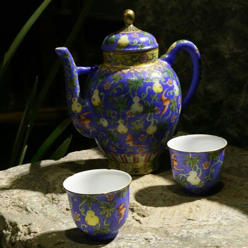 江西景德鎮釉上彩陶瓷茶具 廠傢專業定製高檔茶具批發 可來樣定做工廠,批發,進口,代購