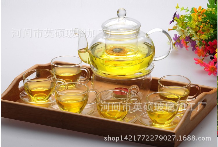 廠傢直銷耐高溫玻璃茶具套裝花草茶壺花果茶具水果茶沖茶器茶具工廠,批發,進口,代購