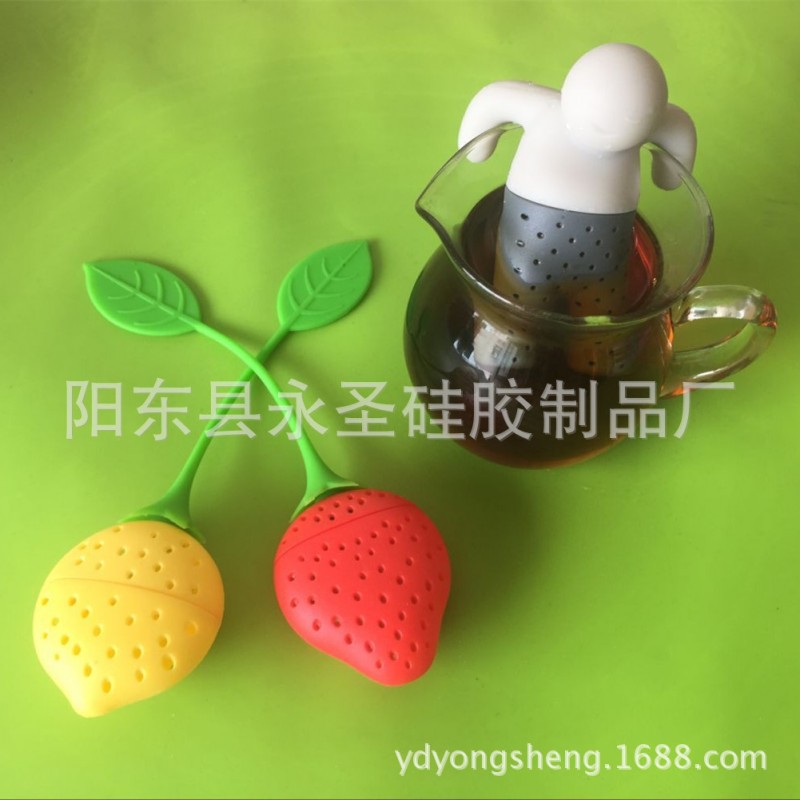 大號矽膠人仔茶隔 創意茶葉過濾器 廠傢直銷工廠,批發,進口,代購