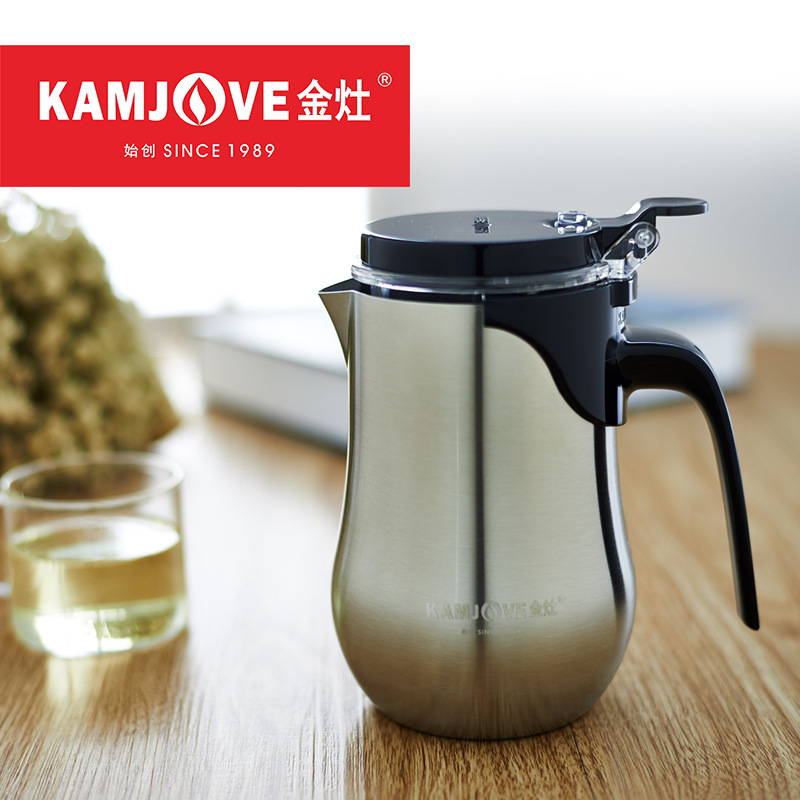 KAMJOVE/金灶新品飄逸杯辦公茶道杯花茶泡茶壺不銹鋼杯體茶具過濾批發・進口・工廠・代買・代購