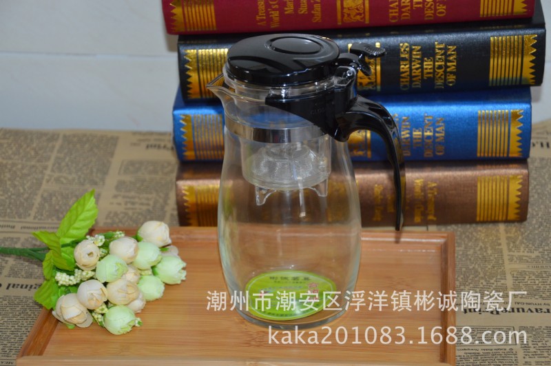 正品耐熱玻璃茶道杯飄逸杯泡茶壺 900ML工廠,批發,進口,代購