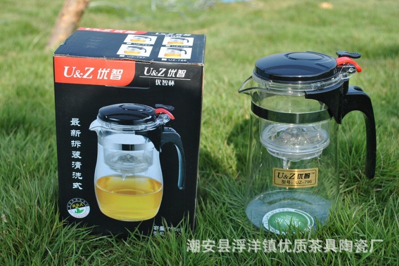 耐高溫飄逸杯泡茶壺玲瓏杯可拆洗過濾 茶道杯易拆洗750毫升工廠,批發,進口,代購