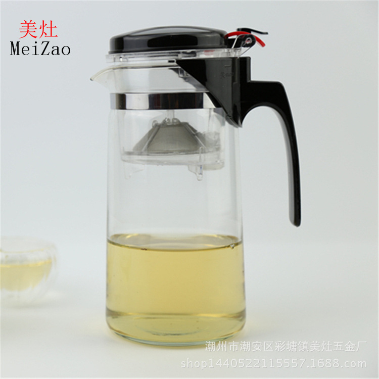 900ML易拆洗廠傢直銷泡茶玲瓏中華飄逸過濾禮品茶壺茶道玻璃杯工廠,批發,進口,代購