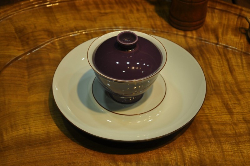 供應批發陶瓷蓋碗  個人陶瓷大蓋碗 高檔紫色色釉亮光大蓋碗工廠,批發,進口,代購