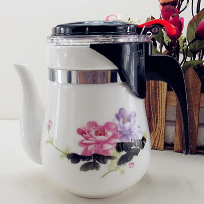 潮州茶具廠供應 陶瓷飄逸杯 自動沖泡器 連嘴壺 骨瓷工廠,批發,進口,代購