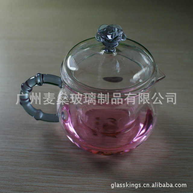 硼矽玻璃花茶壺 泡茶壺 耐熱玻璃壺 一件批發代發 300ML沖茶器工廠,批發,進口,代購