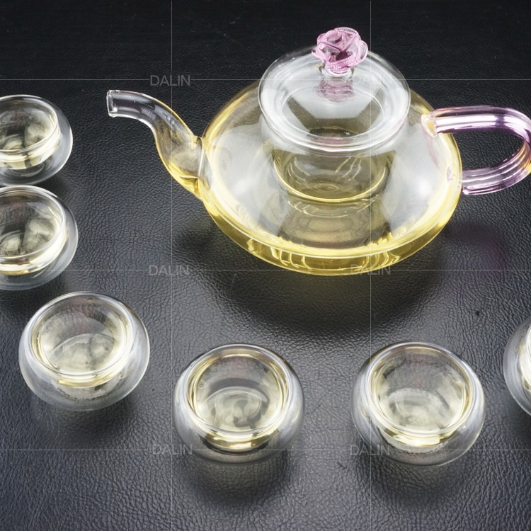 廠傢直銷花茶茶具 耐高溫玻璃茶壺 經典茶具套裝批發・進口・工廠・代買・代購