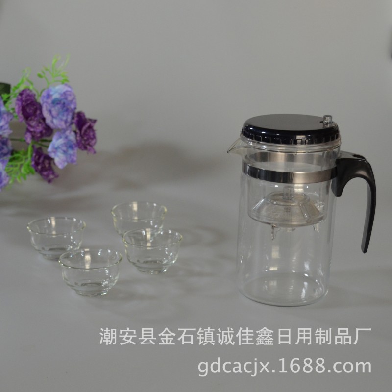 暢銷全國，新款分蓋式臻美沖茶器套裝，五件杯 創意 濾茶 時尚工廠,批發,進口,代購