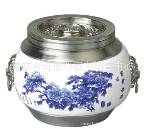 青花茶葉罐 骨質瓷 富貴榮華 金龍雙龍 工藝品 禮品 商務會議禮品工廠,批發,進口,代購