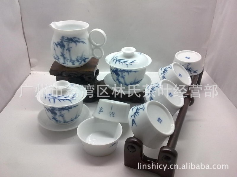 景德鎮陶瓷茶具/青花高竹散裝系列產品工廠,批發,進口,代購