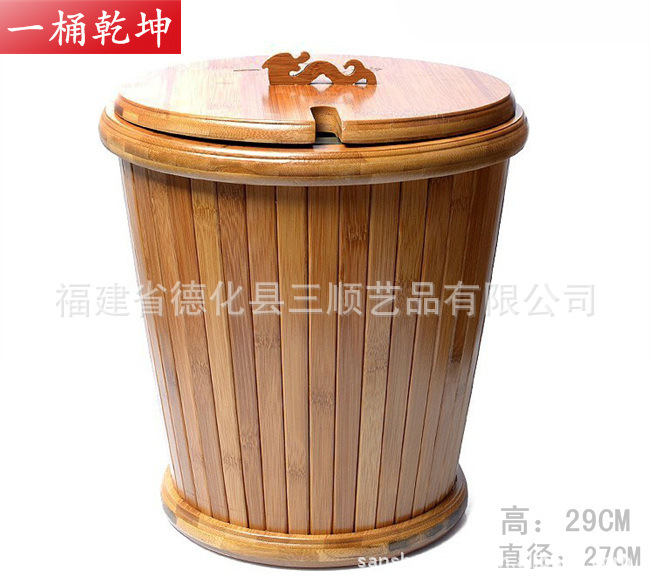 茶具配件 茶水桶 竹製廢水桶 含塑料內膽 一桶乾坤工廠,批發,進口,代購