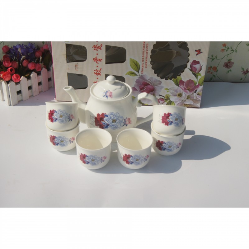 骨質陶瓷茶具套裝特價 7頭 陶瓷茶壺 支持定製LOGO批發・進口・工廠・代買・代購