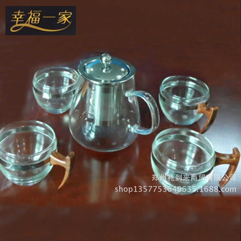 批發生產 新款高檔玻璃茶具套裝 功夫茶具禮品套裝工廠,批發,進口,代購