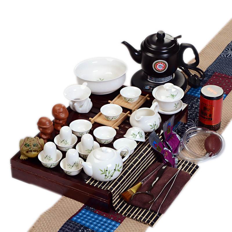 廠傢直銷茶具套裝茶博士特價實木茶盤功夫茶具批發可印製LOGO批發・進口・工廠・代買・代購