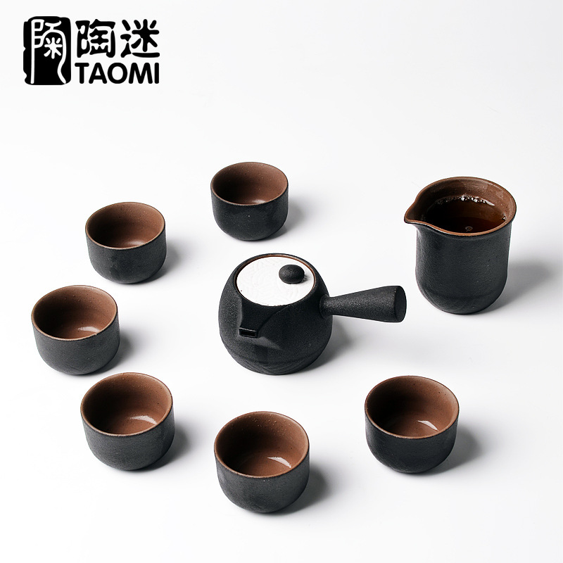 陶迷 茶具套裝粗陶功夫茶具茶壺公道杯茶海茶杯品茗杯茶道茶組工廠,批發,進口,代購