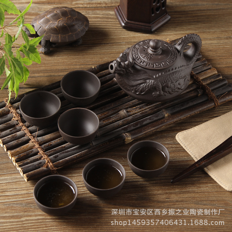 特價宜興紫砂茶具套裝功夫茶具 整套帶禮盒 廠傢直銷大量批發禮品批發・進口・工廠・代買・代購