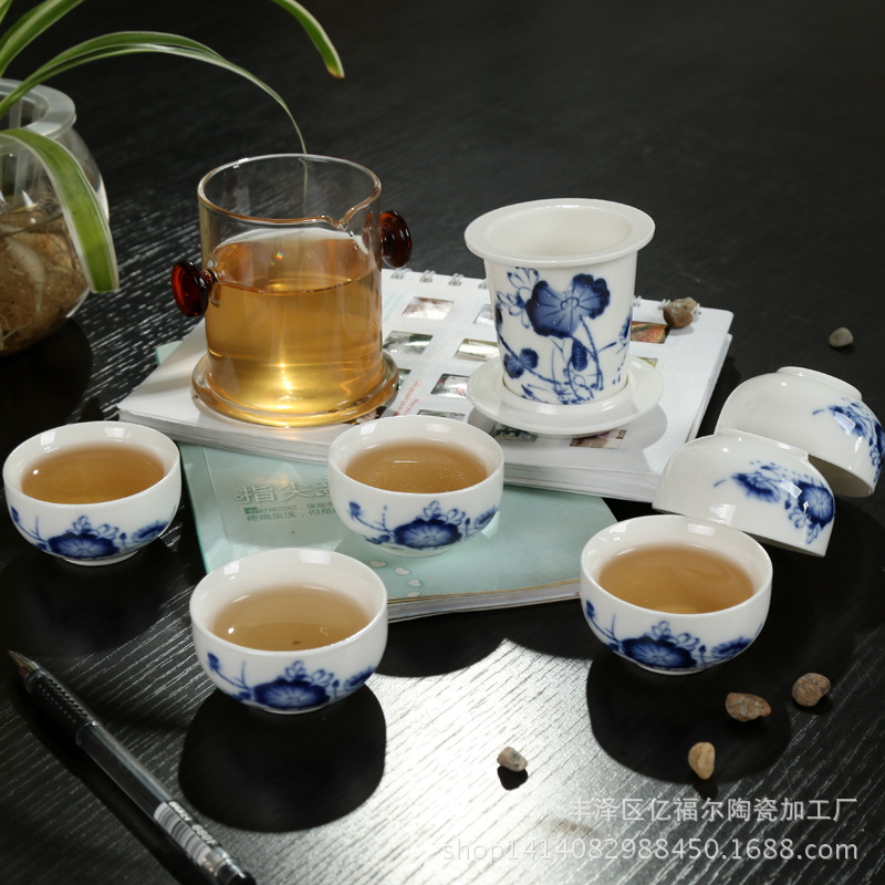 廠傢供應茶具套裝 雙耳紅茶泡茶具 特價優惠功夫陶瓷茶具可訂做工廠,批發,進口,代購