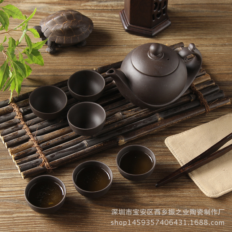 新款紫砂壺茶具套裝特價帶禮盒裝活動禮品陶瓷功夫茶具批發工廠,批發,進口,代購