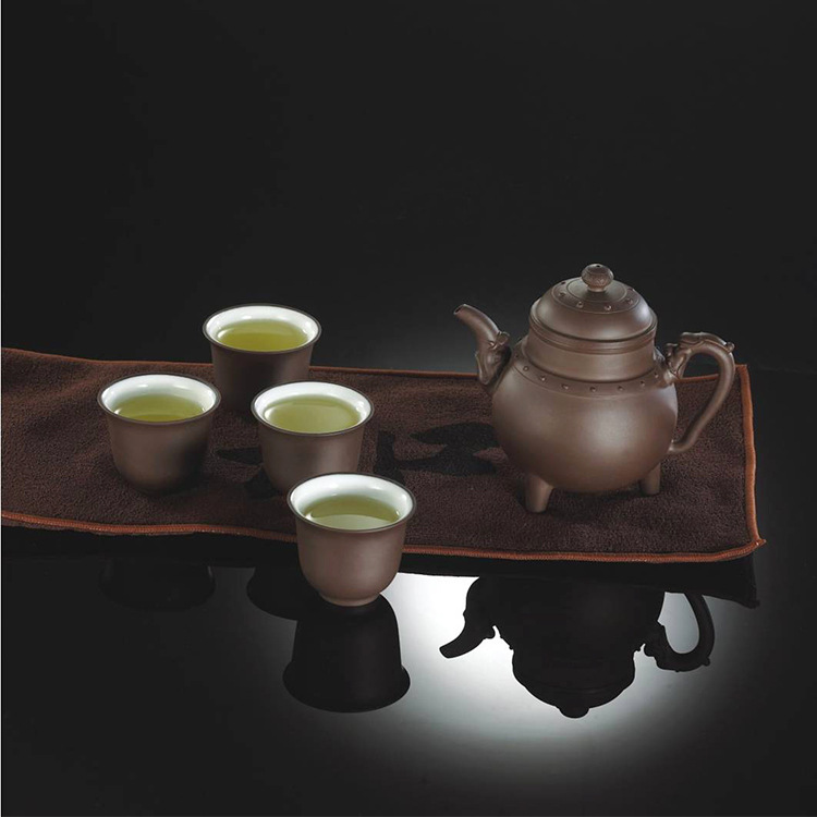 和記張生茗器系列 835B 龍鼎宜興紫砂茶壺四個杯一條茶墊工廠,批發,進口,代購