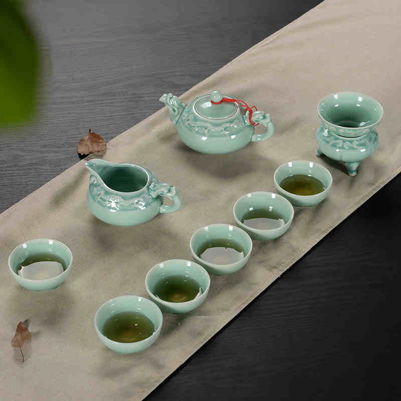 諾得茶具套裝特價包郵 整套功夫茶具 茶杯茶壺蓋碗陶瓷辦公室茶道工廠,批發,進口,代購
