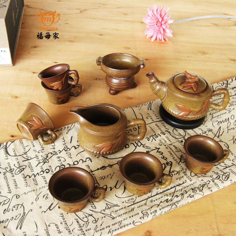 福每傢德化茶具高檔陶瓷陶器茶具悅窯陶器功夫整套茶具工廠,批發,進口,代購